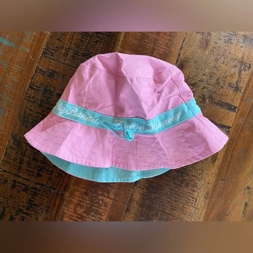 Tommy Bahama Pink and Blue Toddler Bucket Hat